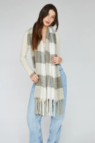 Gentle Fawn Jessie Scarf in Sage Plaid