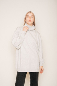 Jackson Rowe Jupiter Turtleneck in Heathered Day