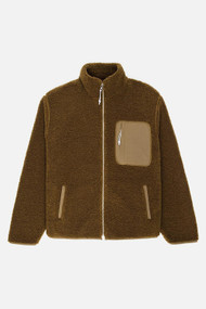 KuwallaTee Bonded Sherpa Fleece Jacket in Olive