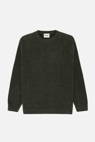 KuwallaTee Textured Knit Crew in Olive