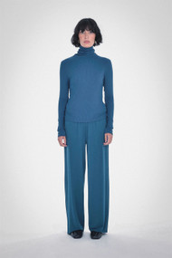 Paper Label Cynthia Turtleneck in Blue Coral