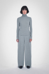 Paper Label Cynthia Turtleneck in Melange Grey