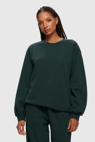 KuwallaTee Oversized Crew 2.0 in Deep Green