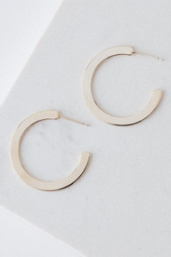 Lover's Tempo Gloria Large Hoops in Gold