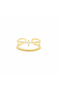 Lover's Tempo Marquise Ring in Gold