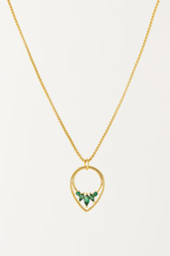 Lover's Tempo Aria Necklace in Emerald