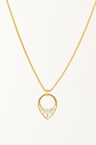 Lover's Tempo Aria Necklace in Clear