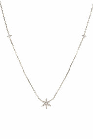 Lover's Tempo Etoile Star Necklace in Silver