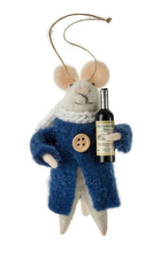 Indaba Ornament Winter Wine Mouse