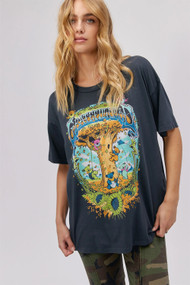 Daydreamer Grateful Dead Autumn Bears Merch Tee in Vintage Black