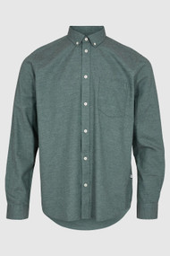 Minimum Jay 3.0 Button Up in Silver Pine