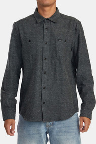 RVCA Harvest Neps Flannel in Black