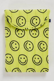 Baggu Puffy Laptop Sleeve 16" in Yellow Happy