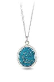 Pyrrha Seeds of Success Talisman in Capri Blue 18"