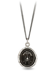 Pyrrha Persist Talisman in Sterling Silver 28"