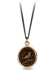 Pyrrha Nightingale Talisman in Bronze 18"