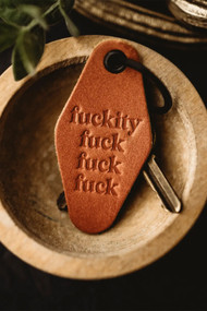 Misfit F*ckity F*ck F*ck F*ck Leather Motel Keychain