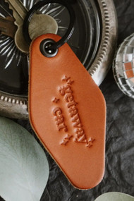 Misfit Getaway Car Leather Motel Keychain