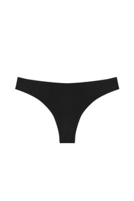 Huha Low Profile Thong in Black