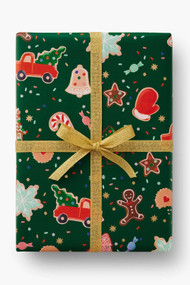 Rifle Paper Co. Christmas Cookies Continuous Roll Wrap