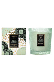 Voluspa Classic Candle in White Cypress