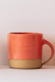 Monashee Pottery Short Mug in Coral