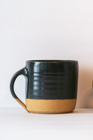 Monashee Pottery Short Mug in Black