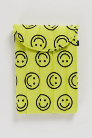 Baggu Puffy Laptop Sleeve 14" in Yellow Happy