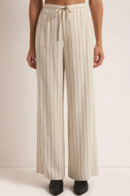 Z Supply Cortez Pinstripe Pant in Sandstone