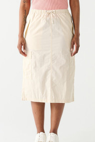 Dex Cargo Maxi Skirt in Cream