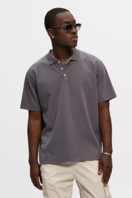 KuwallaTee Polo in Charcoal