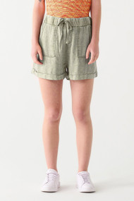 Dex Drawstring Short in Celery