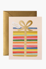 Rifle Paper Co. Feliz Birthday Present Card