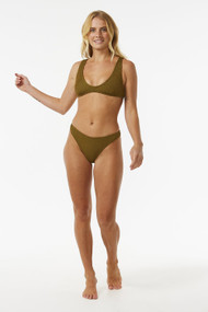 Ripcurl Sunshine Bikini in Dark Olive