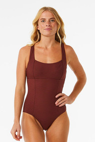 Ripcurl Premium Surf One Piece in Plum