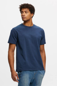 KuwallaTee Heavyweight Slub Tee in Dark Blue