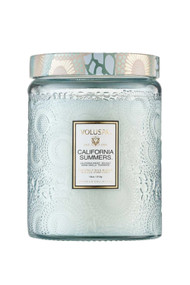 Voluspa Large Glass Jar Candle in California Summers