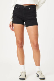 Mavi Vella Short in Black Denim