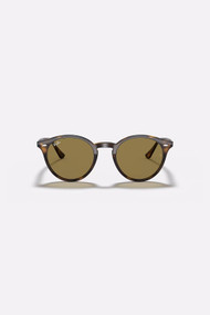 Ray-Ban 0RB2180 Sunglasses in Light Havana + Dark Brown