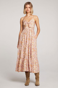 Saltwater Luxe Stein Midi Dress in Floral