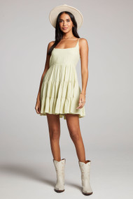 Saltwater Luxe Ross Mini Dress in Lime