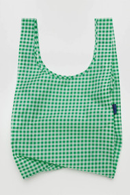 Baggu Standard Bag in Green Gingham