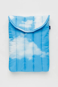 Baggu Puffy Laptop Sleeve 14" in Clouds