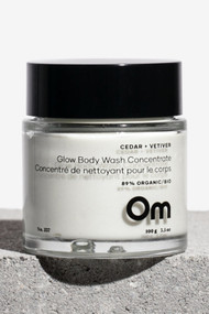 Om Organics Cedar + Vetiver Glow Body Wash Concentrate