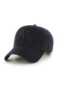 47 Brand Clean Up NY Yankees Cap in Black on Black