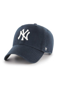 47 Brand Clean Up NY Yankees Cap in Navy Blue