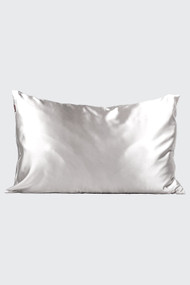 Kitsch Satin Pillow Case in Silver