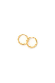 Lover's Tempo 9mm Gold Filled Infinity Hoops