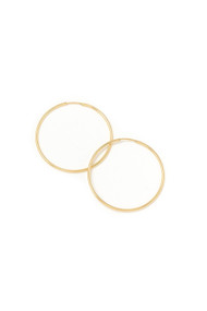 Lover's Tempo 38mm Gold Filled Infinity Hoops