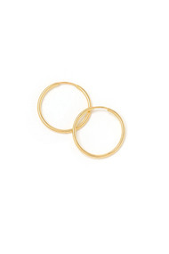 Lover's Tempo 20mm Gold Filled Infinity Hoops